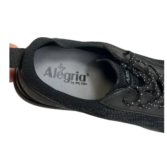 Alegria Traq Qest Walking Shoes Sneakers | Black | Womens Sz 40 (9.5/10) - Picture 4 of 15